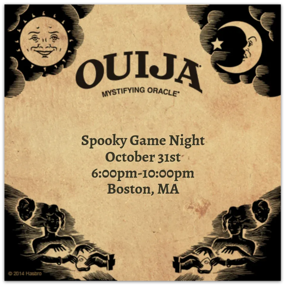 Ouija Fright Night card