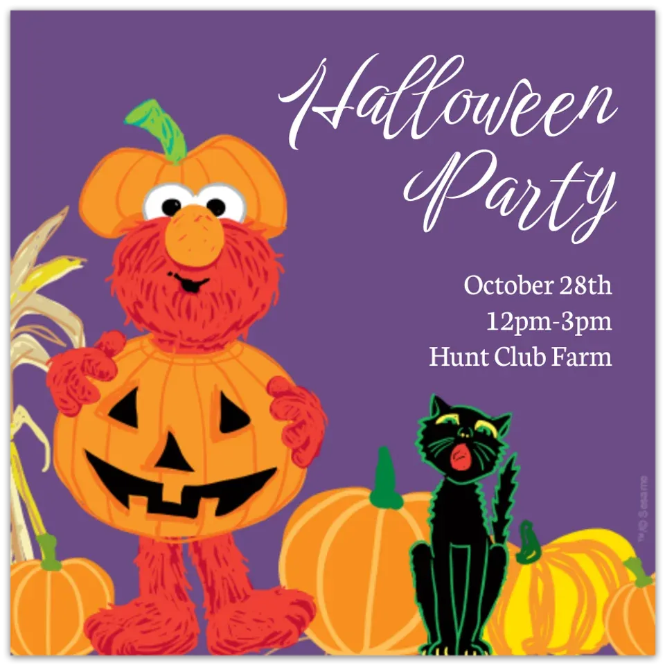 Elmo Pumpkin Costume card