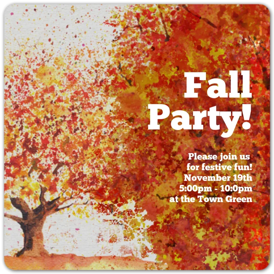 Fall Foliage card
