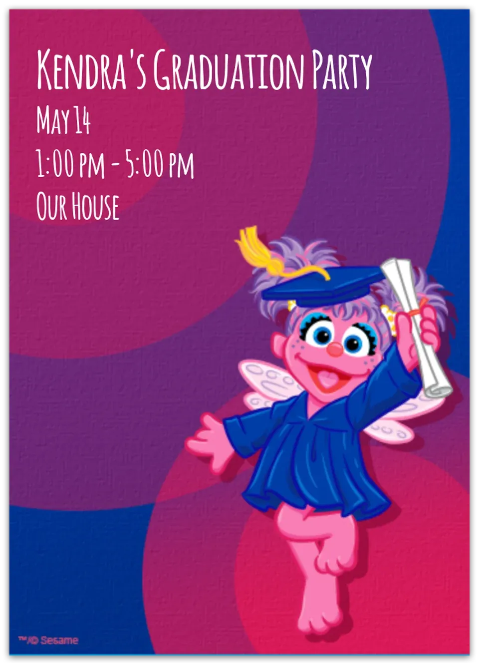 Abby Graduation card