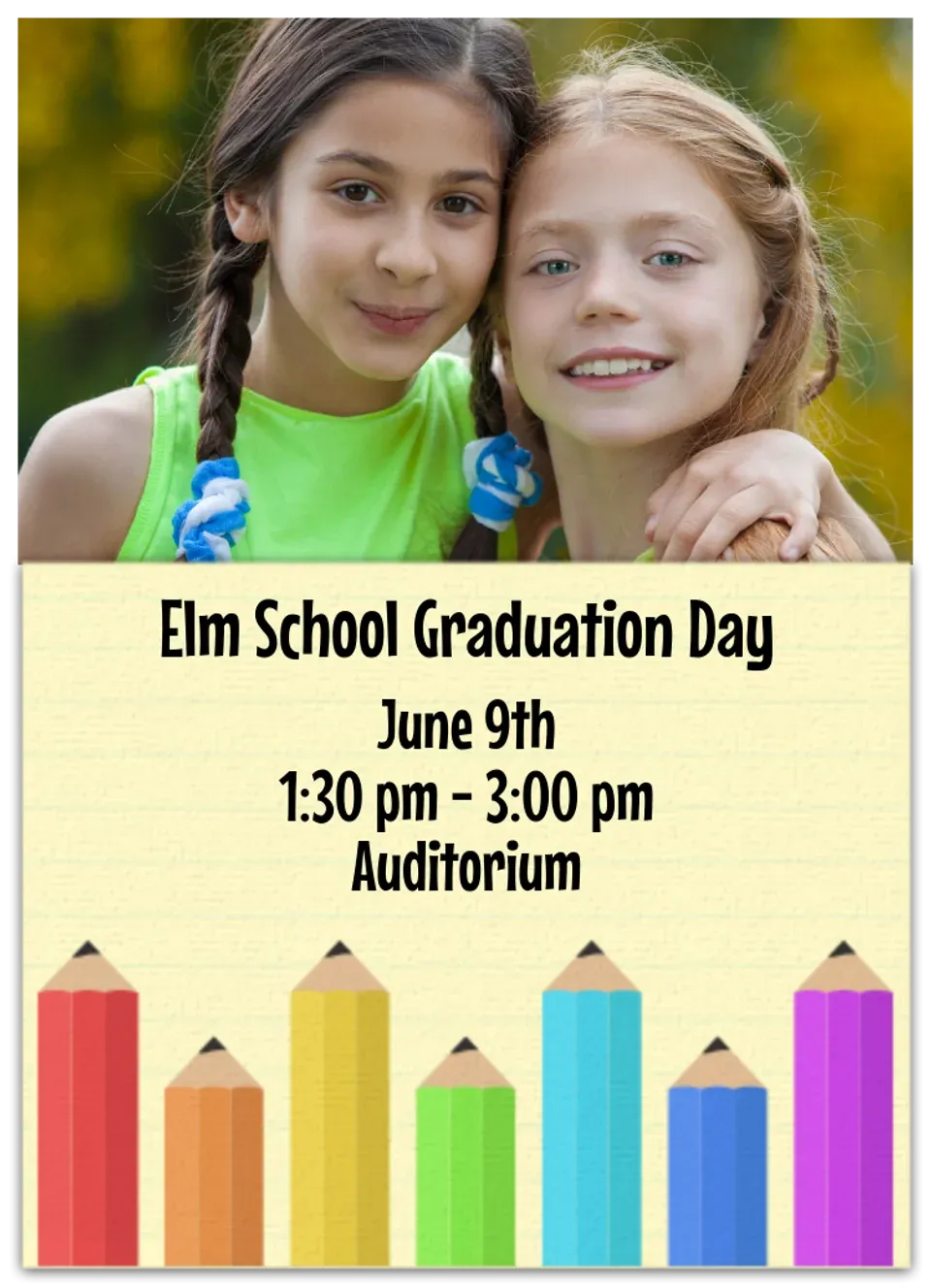 Colored Pencils Photo card