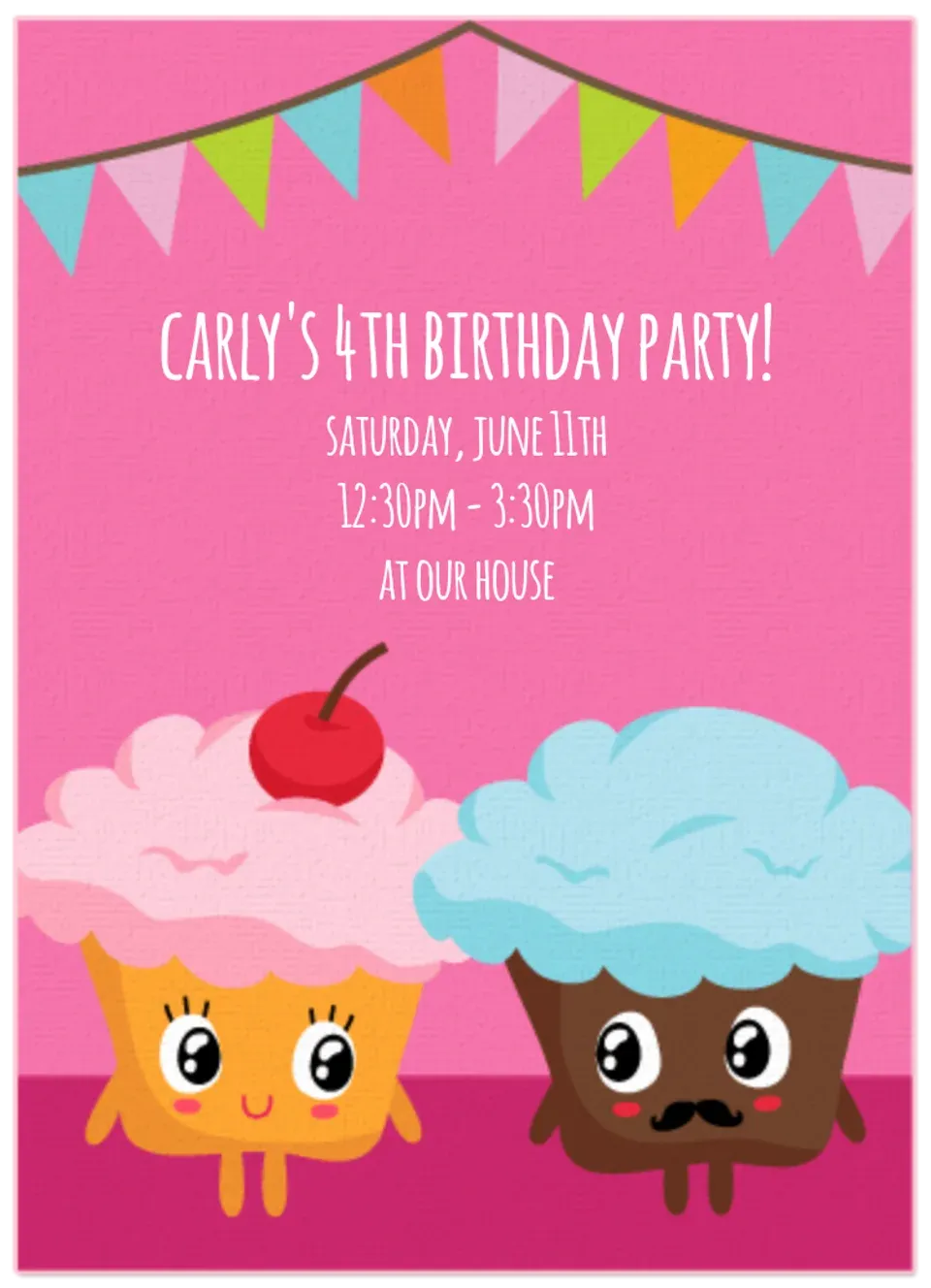 Cupcake Friends card