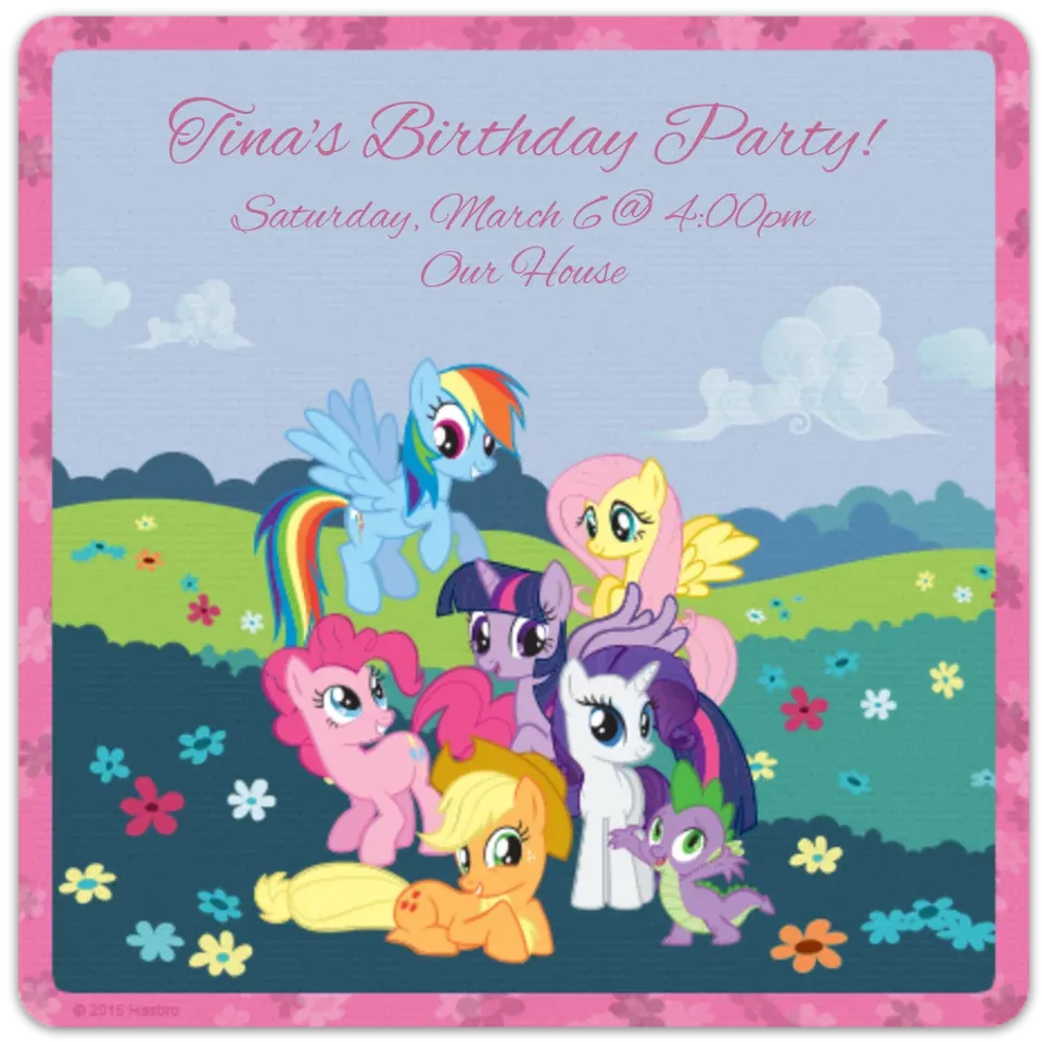 My Little Pony Friendship Magic card