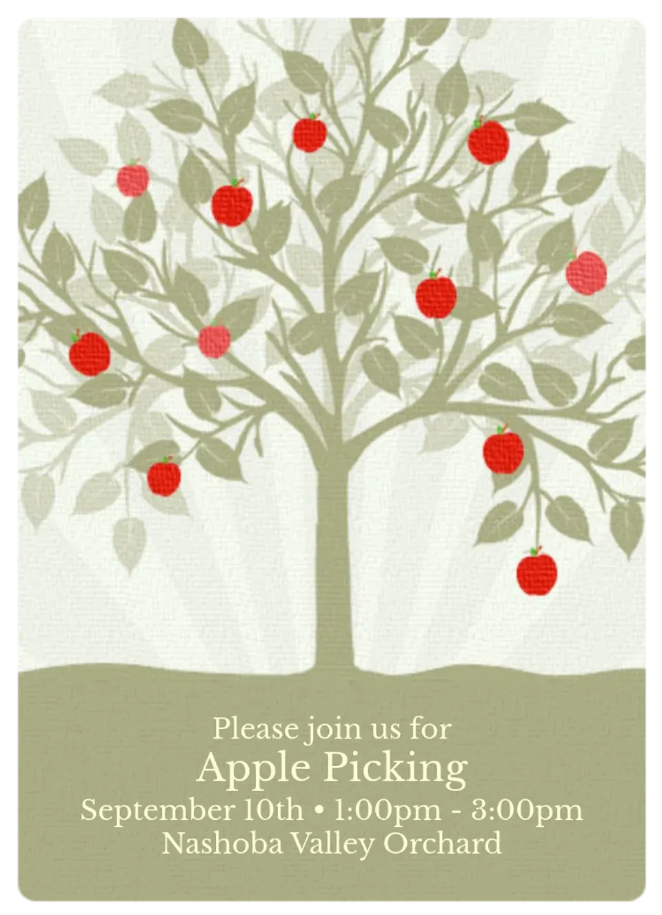 Apple Tree card