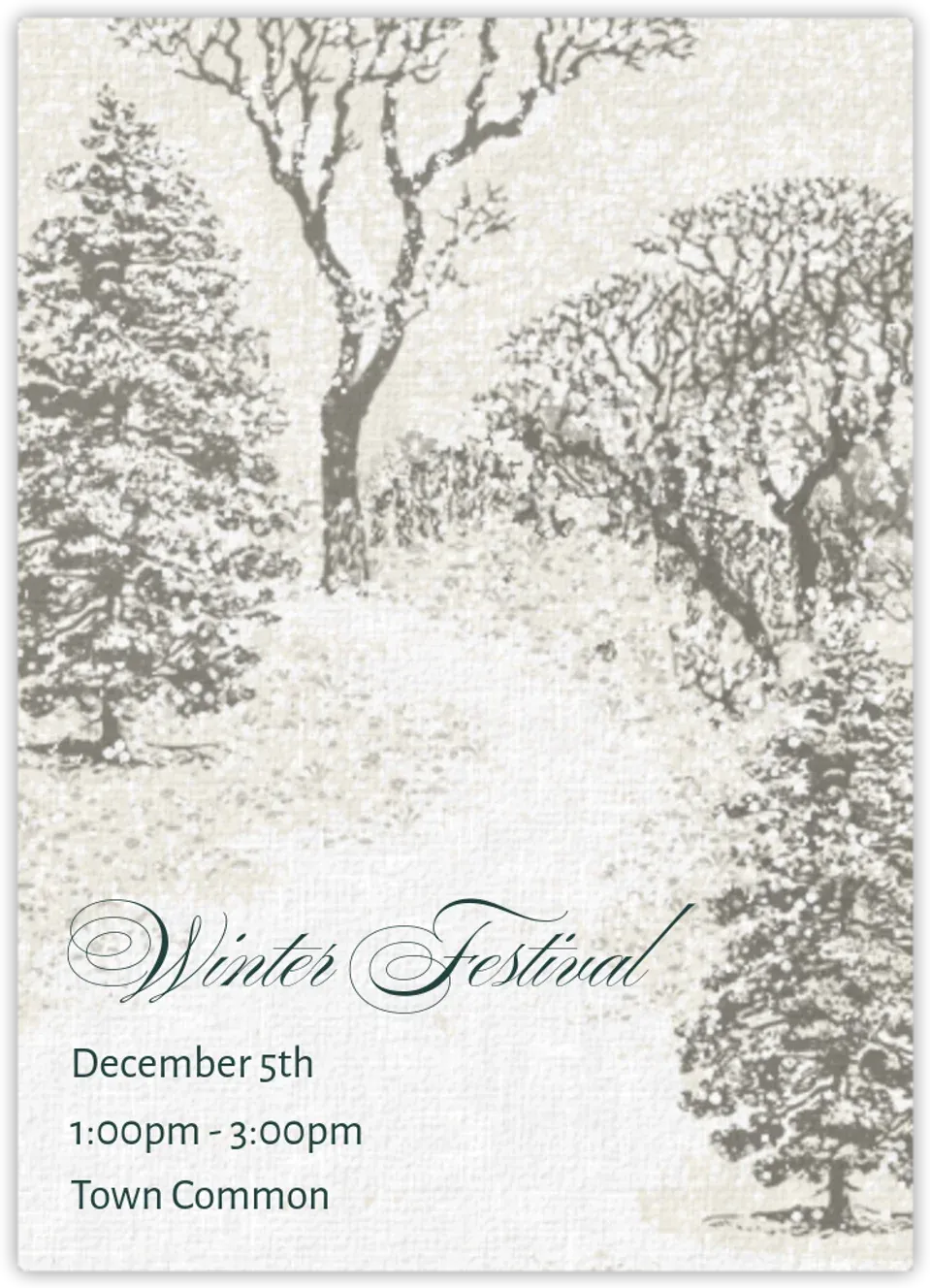 Winter Wonderland card