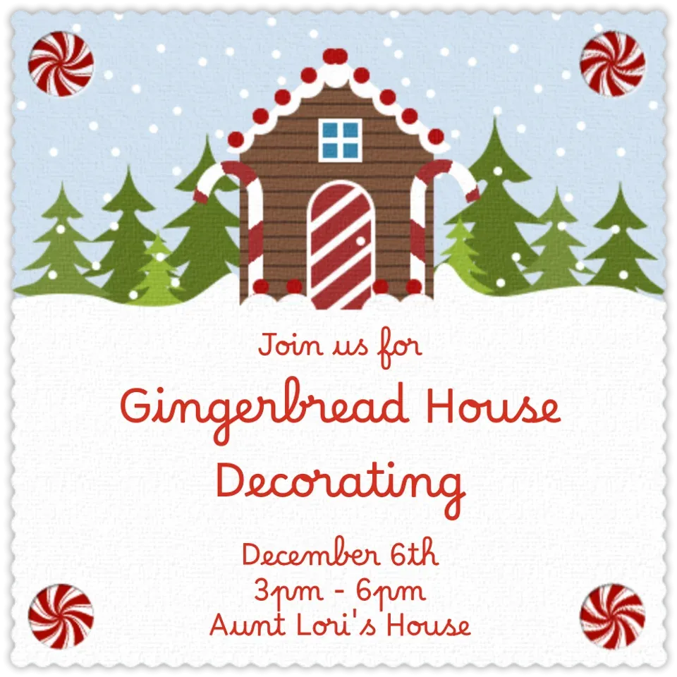 Gingerbread House card