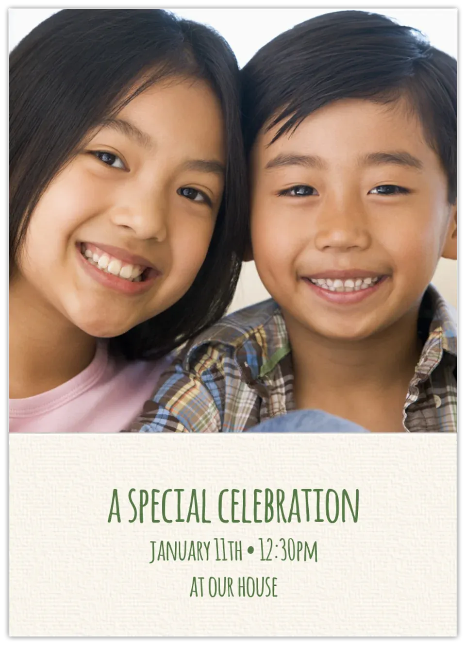 Simple Photograph card