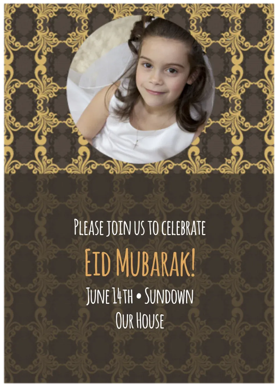 Eid Al-Fitr Frame card