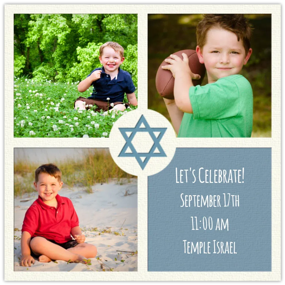 Star Photo Frame card