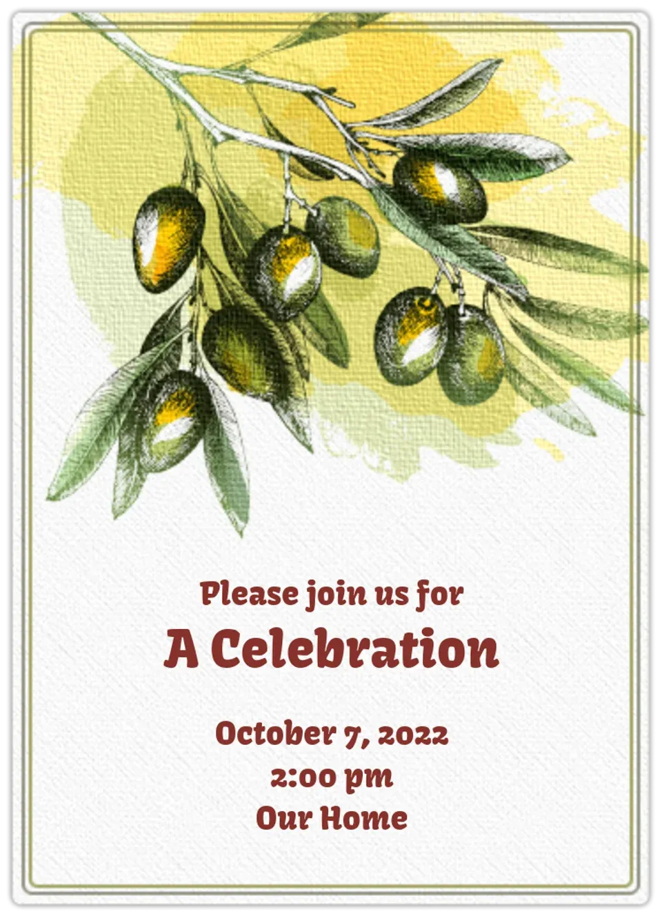 Olives card