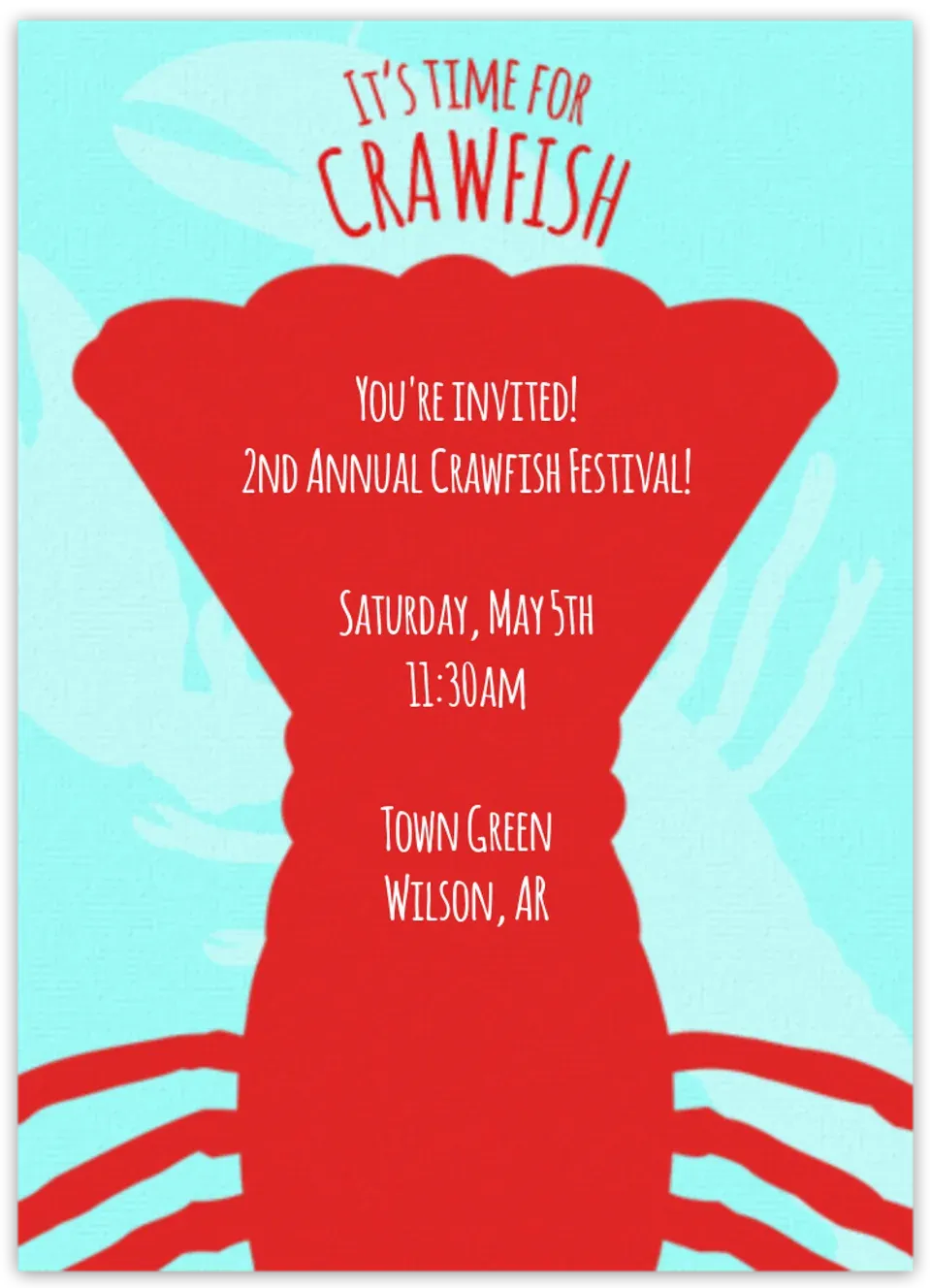 Crawfish card