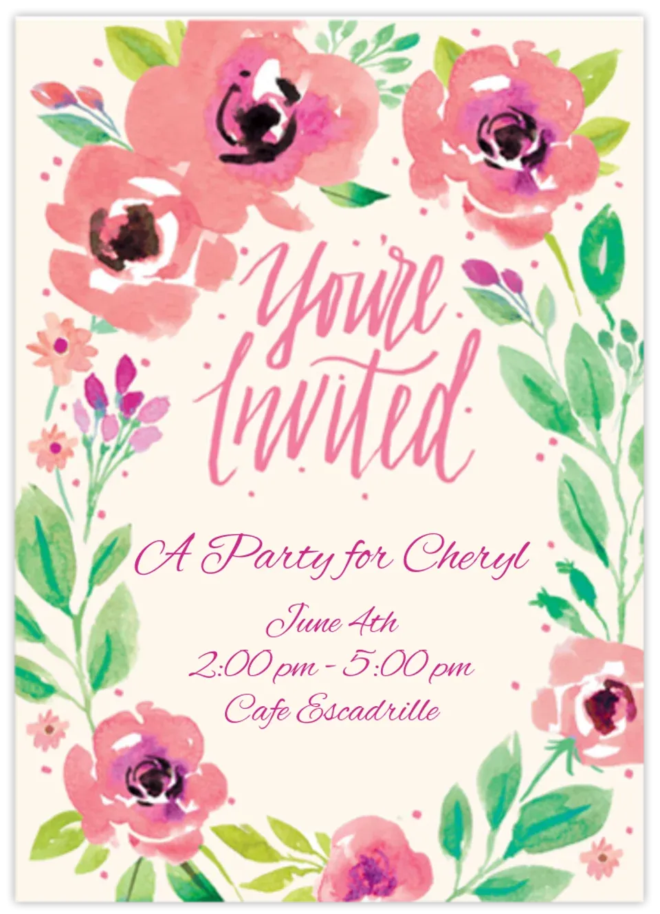 Summer Blossoms card