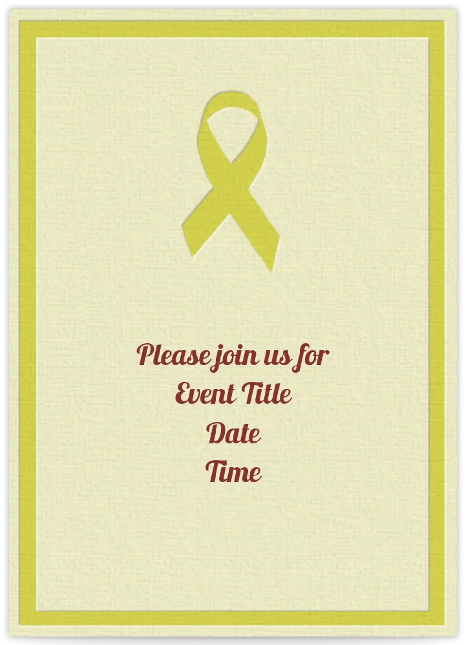Yellow Ribbon card