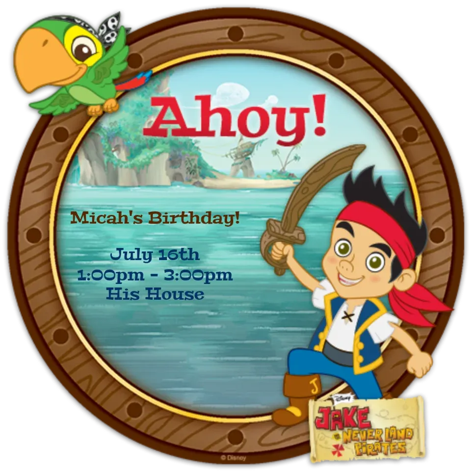 Jake and the Never Land Pirates card