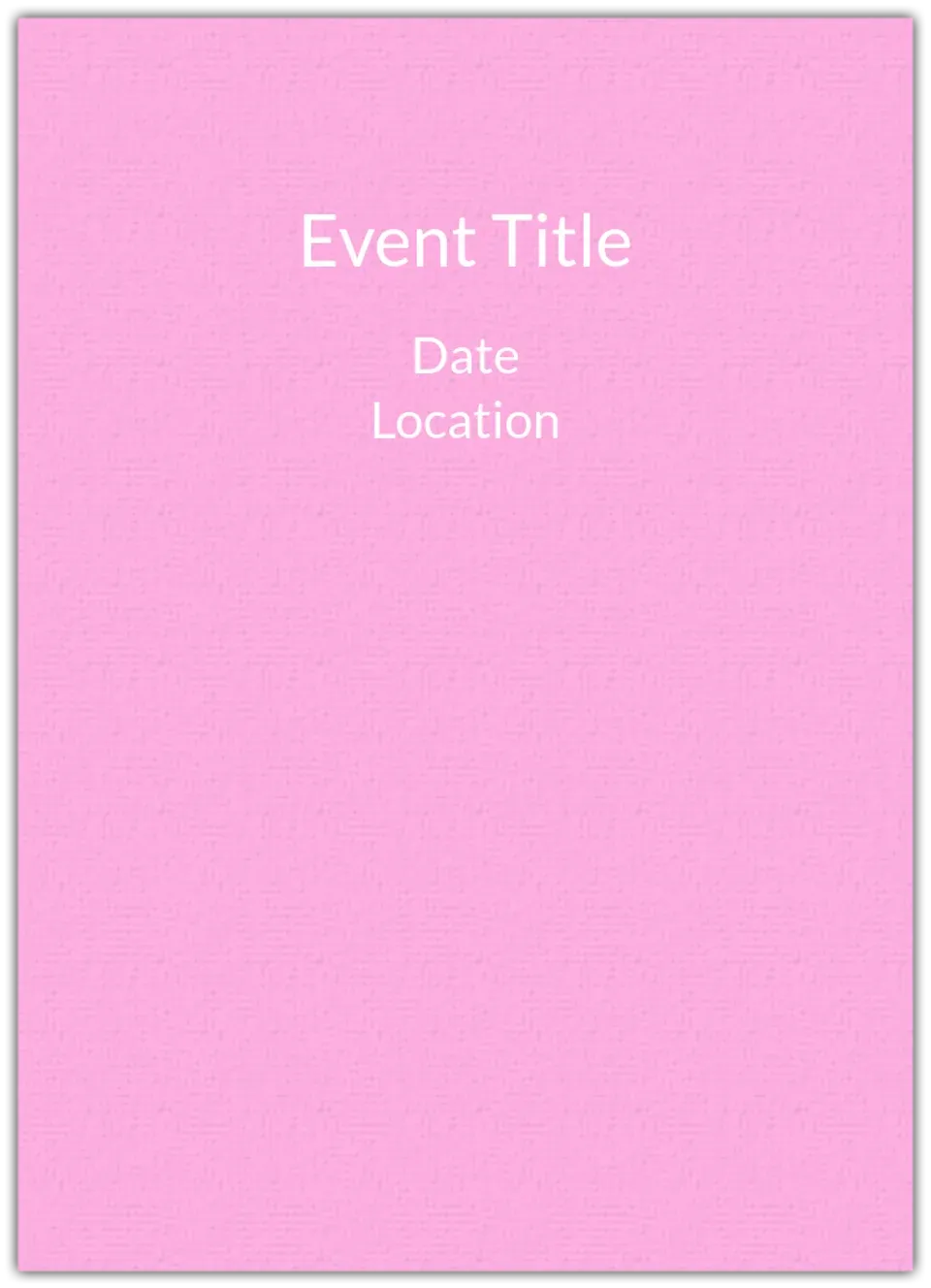 Pink card
