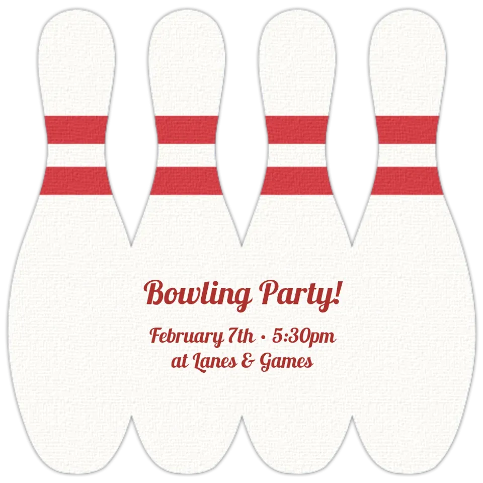 Bowling Pins card