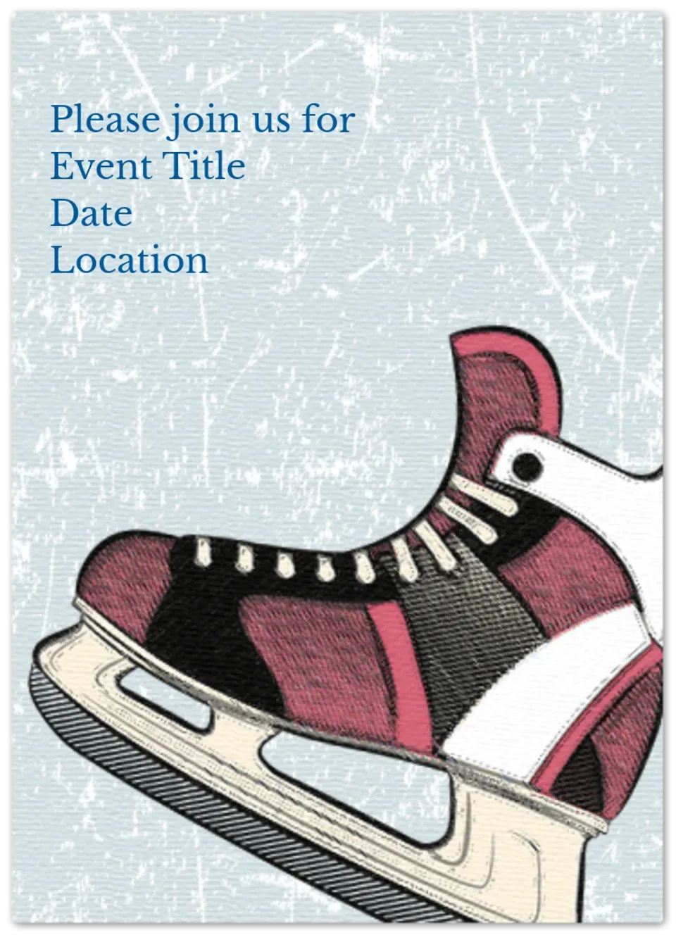 Hockey Skates card