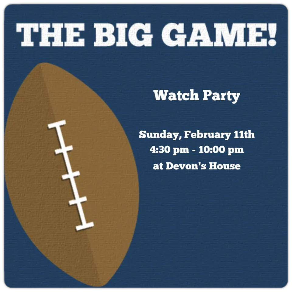 Championship Game card