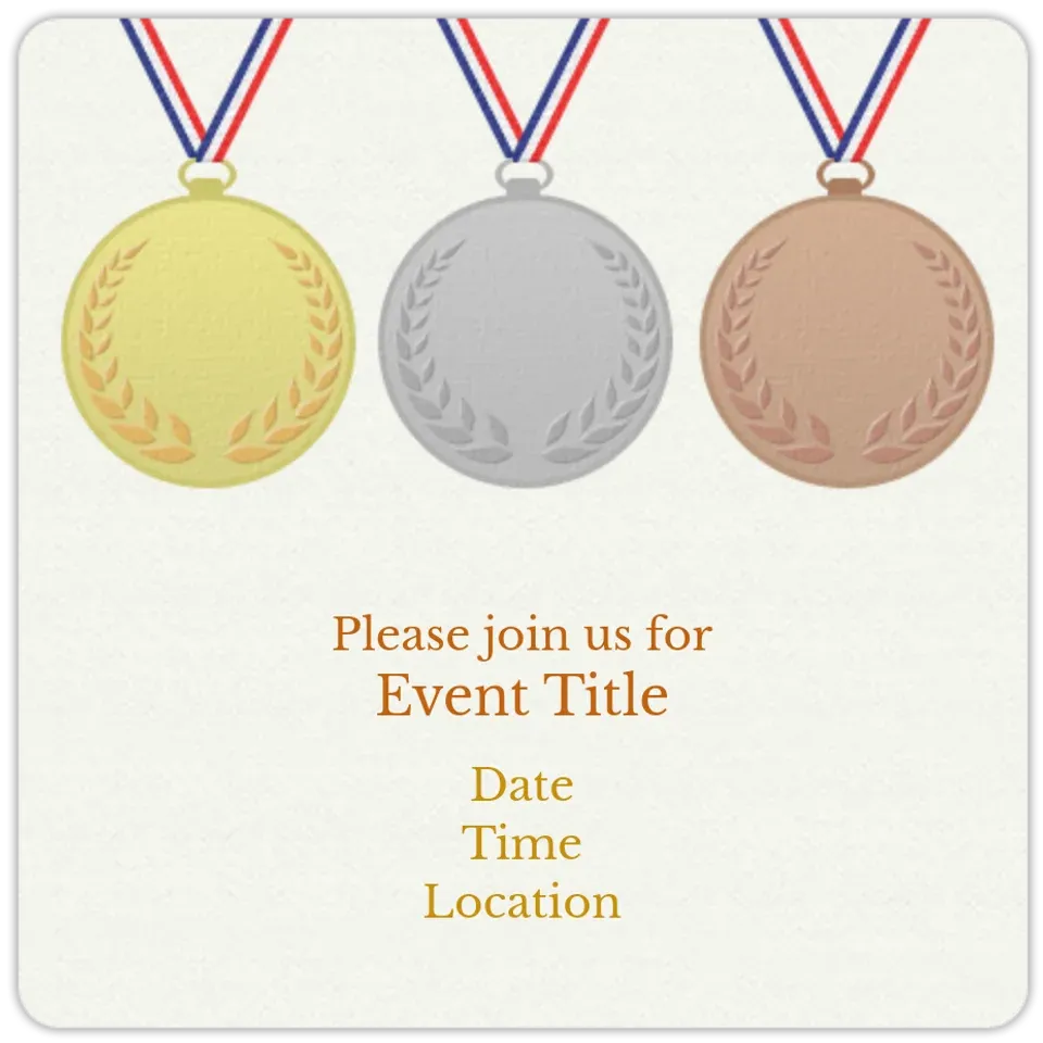 Medals card