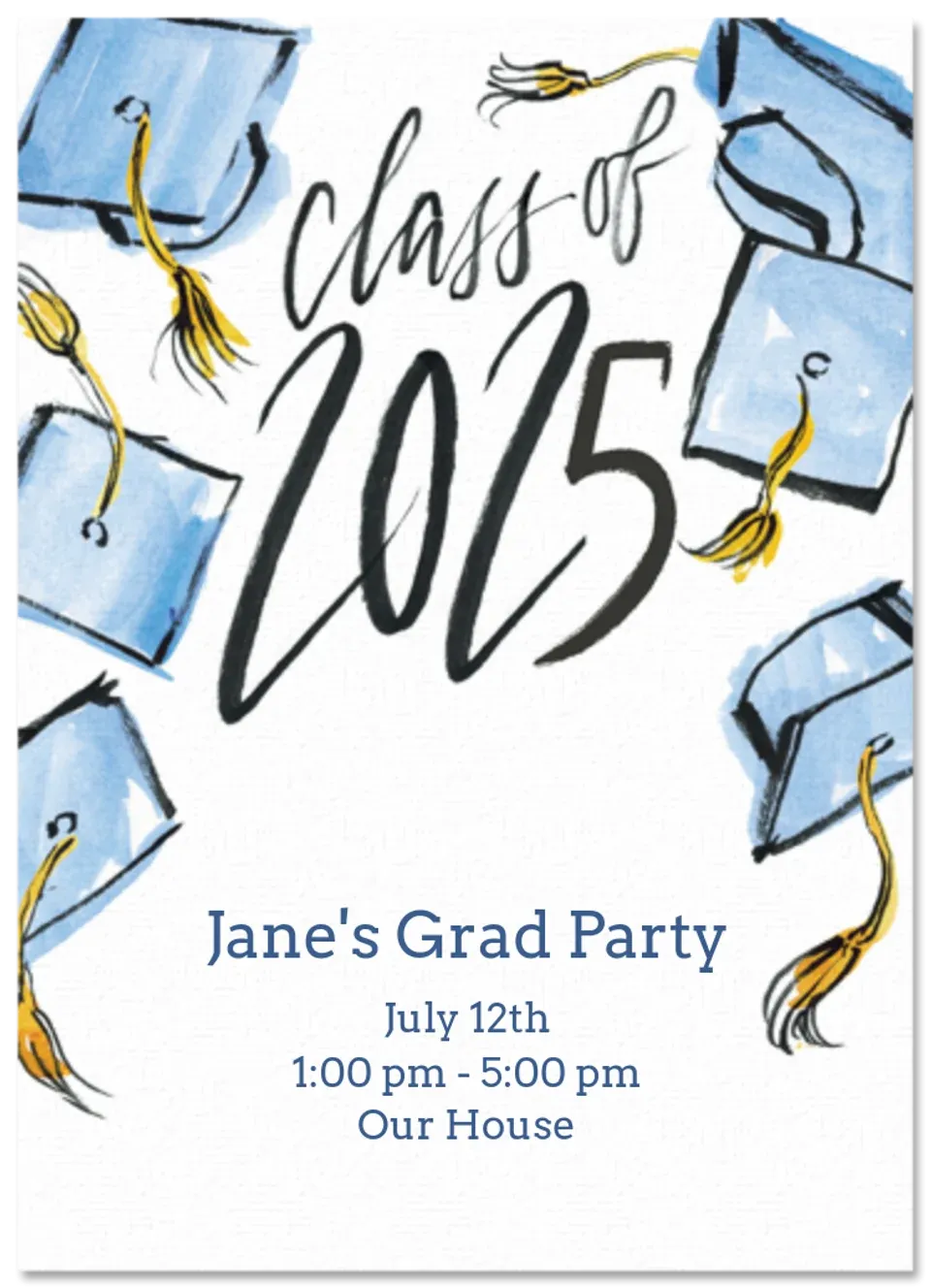 Grad Cap Celebration card