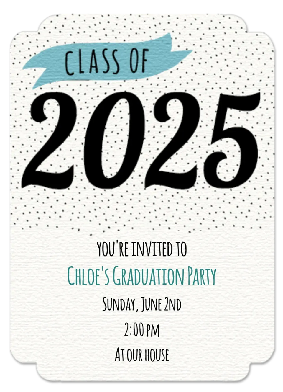 Class of 2025 Dots card