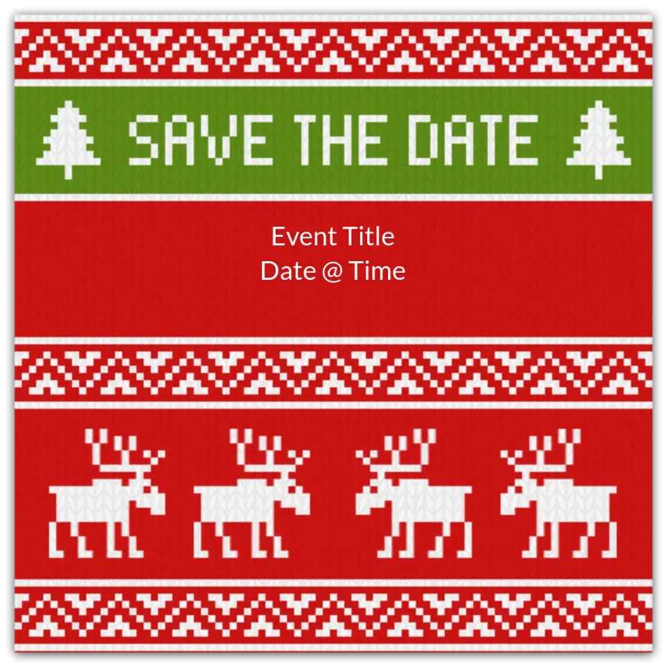 Sweater Pattern card