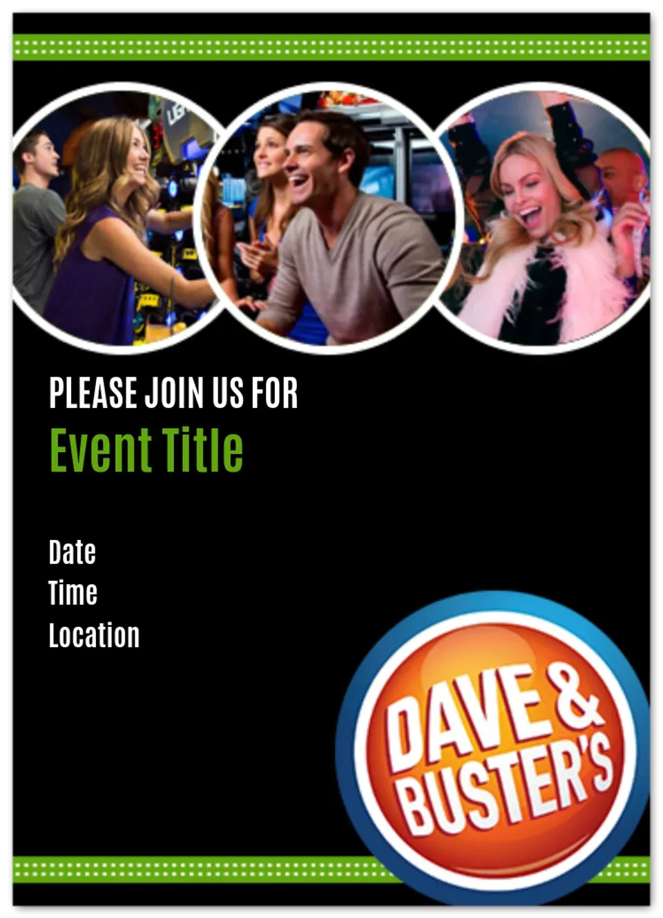 Dave & Buster's | Classic Adult card
