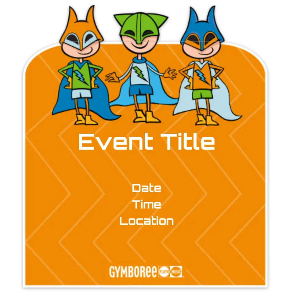 Gymboree | Superhero card