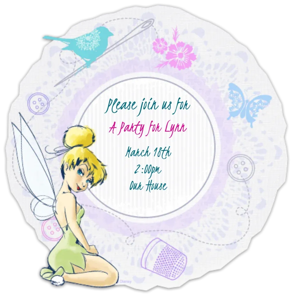 Tinker Bell card