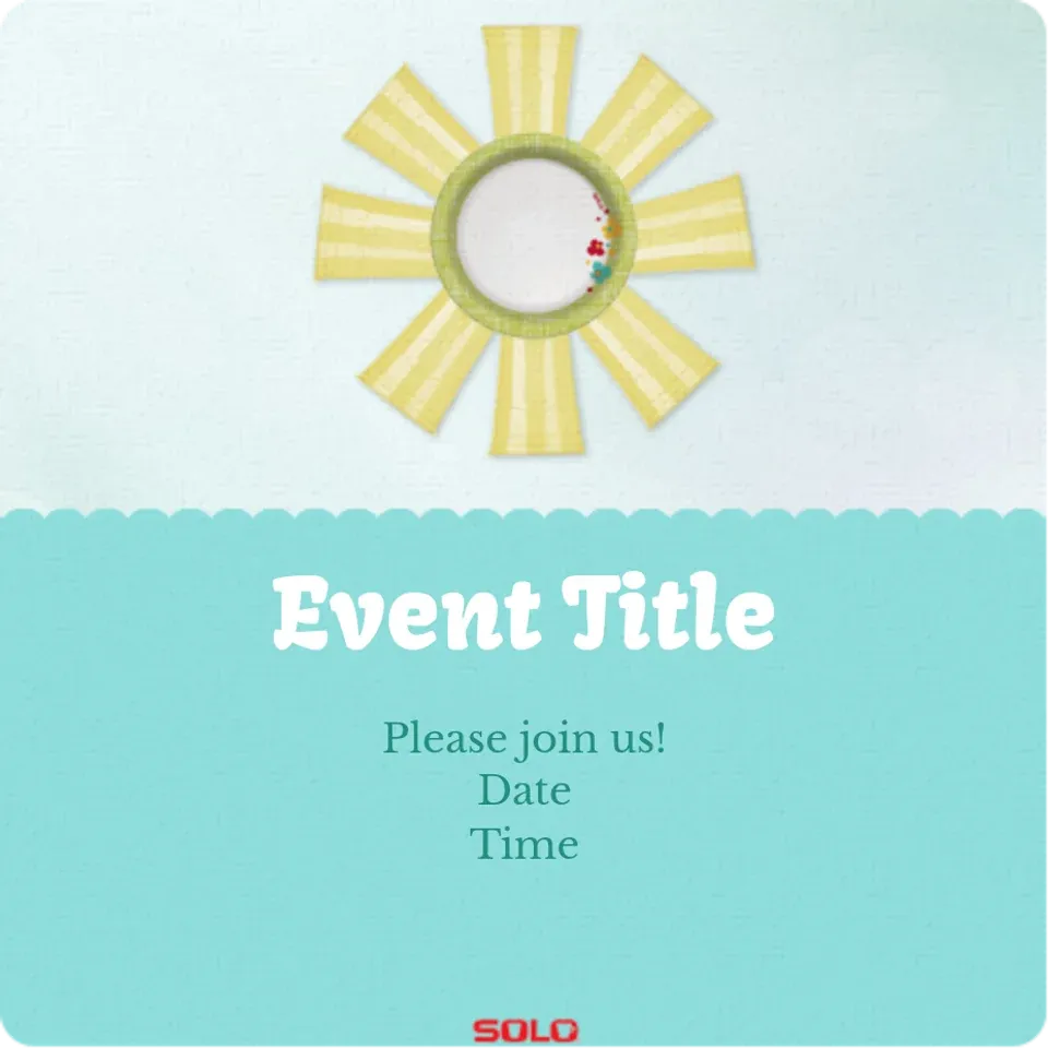 Solo Sunshine Cups card