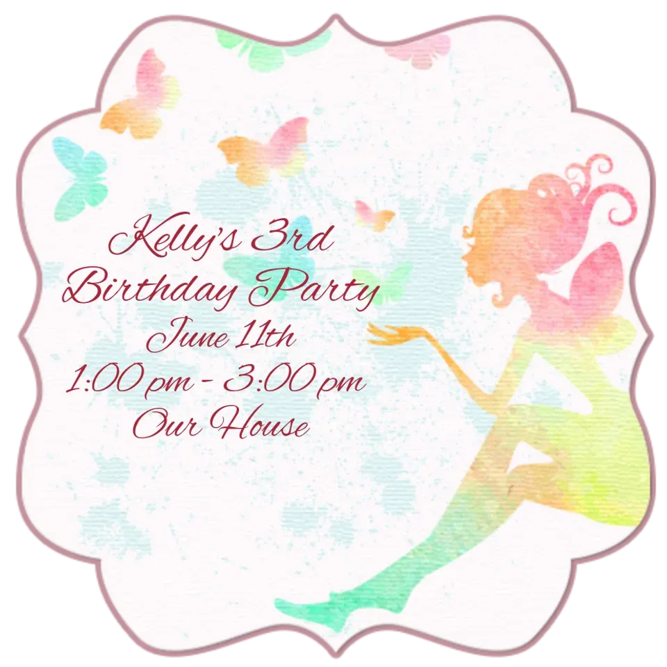 Butterfly Fairy card