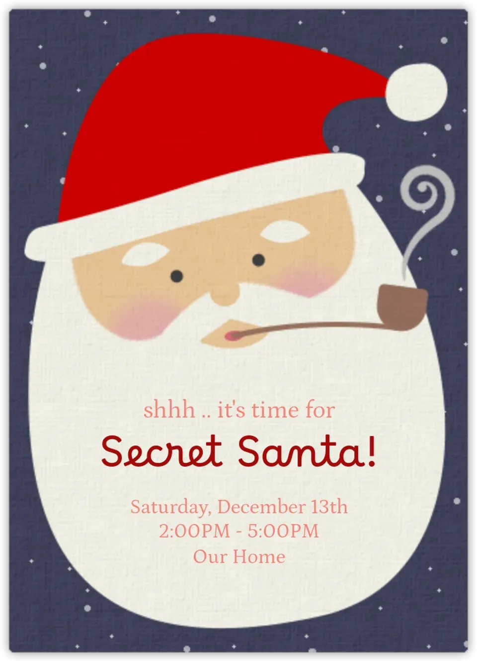 Secret Santa card