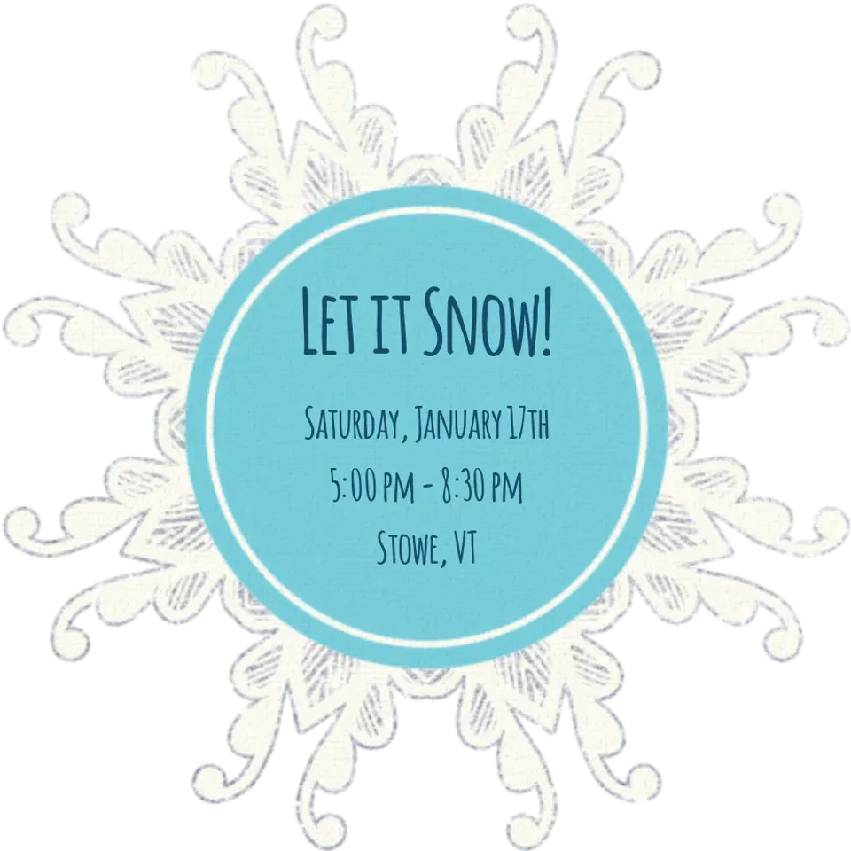 Unique Snowflake card