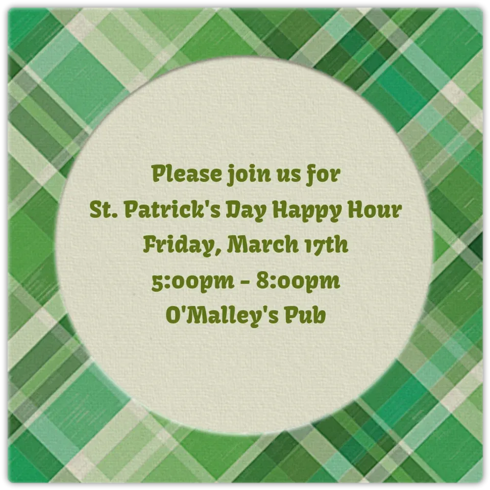 St. Paddy's Day card