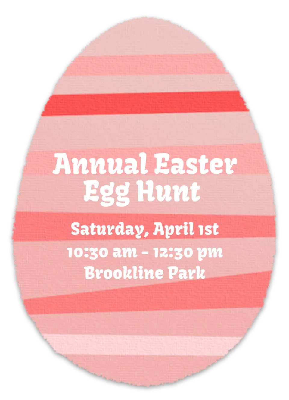 Giant Easter Egg card