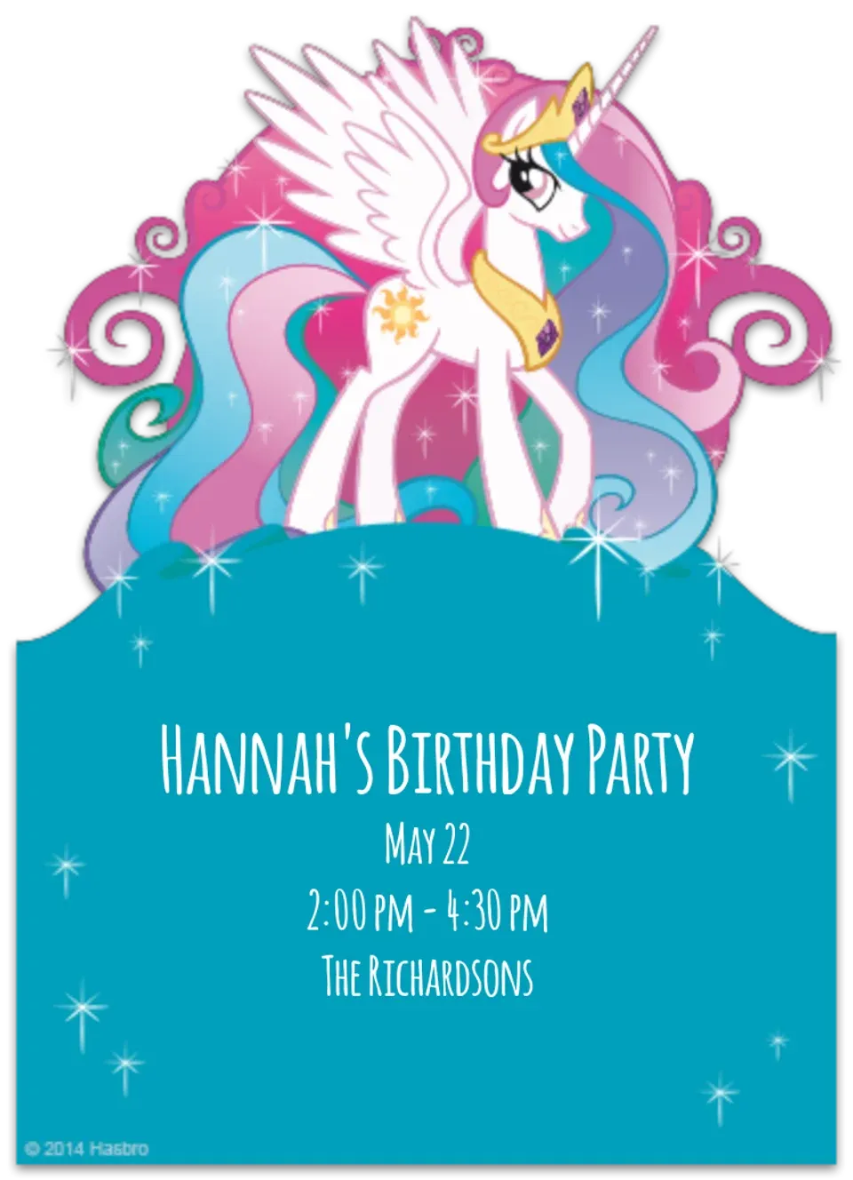 Princess Celestia card