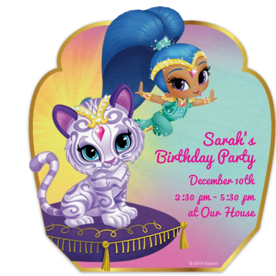 Shimmer and Shine Nahal card