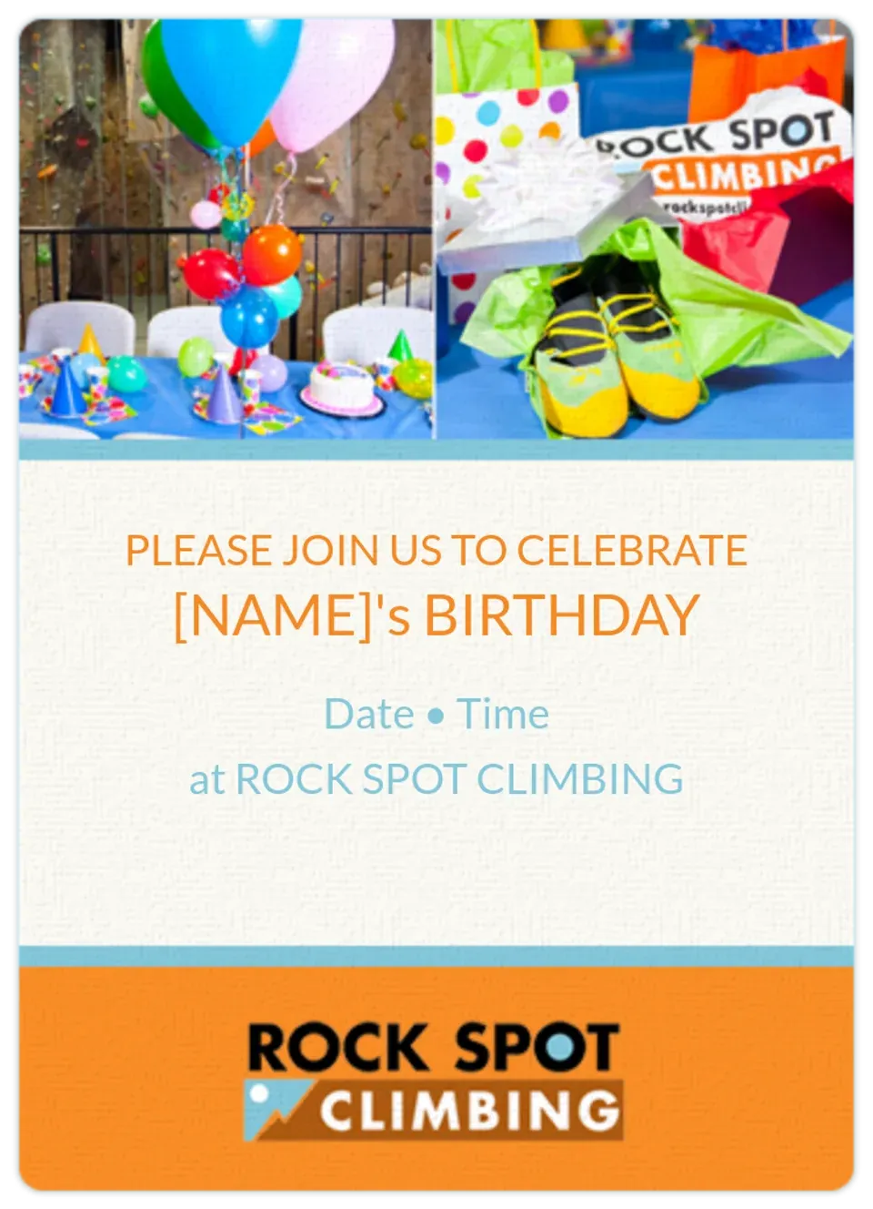 Rock Spot Climbing card