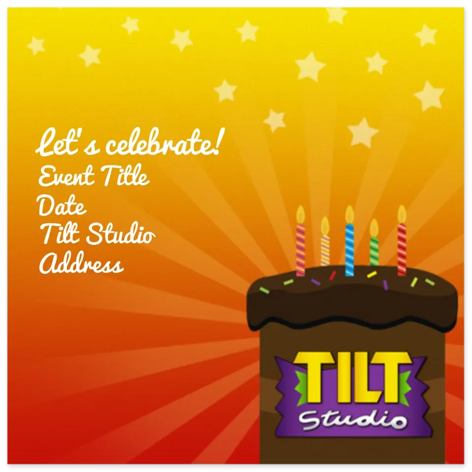 Tilt Studio | Birthday card