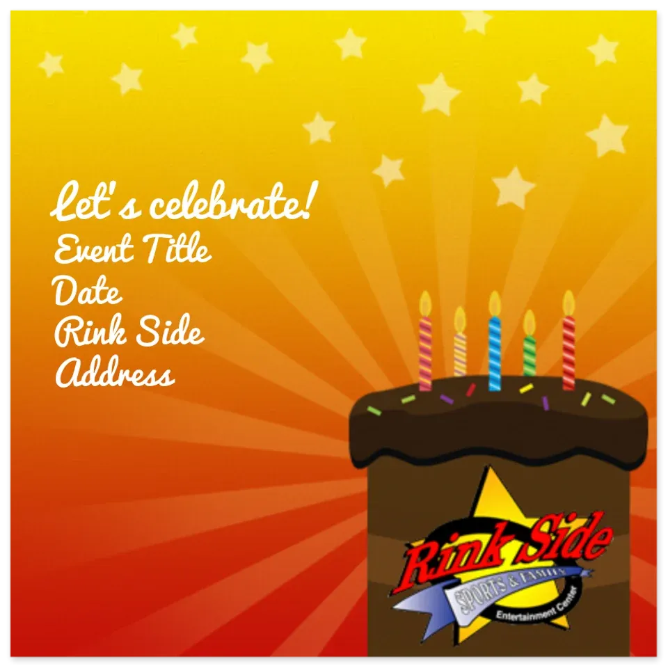 Rink Side | Birthday card