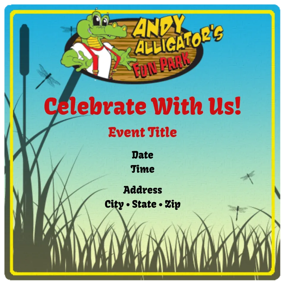 Andy Alligator's | Boy card