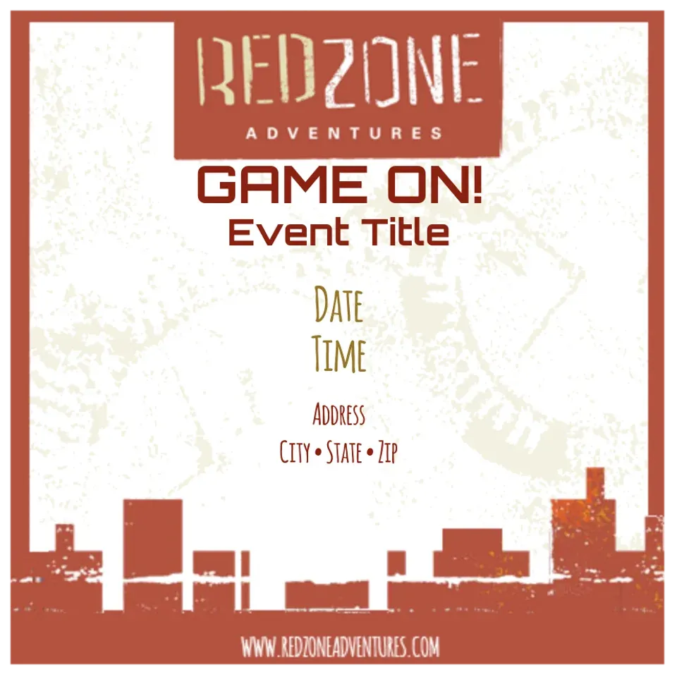Red Zone Adventures card