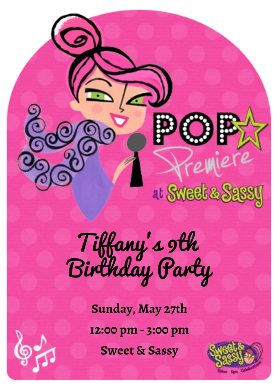 Sweet & Sassy | Pop Star card