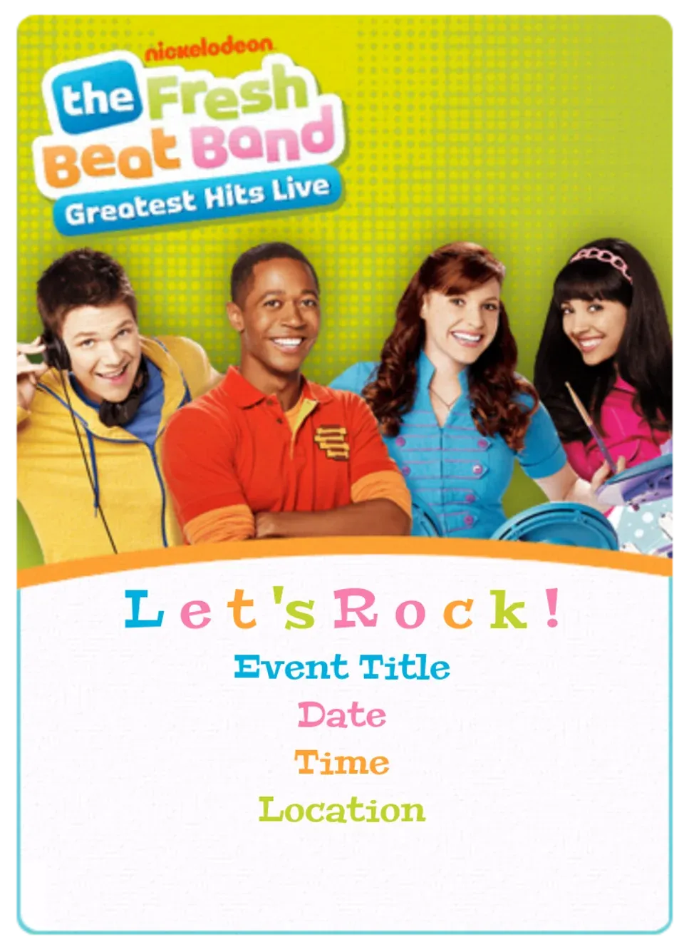 Fresh Beat Band card