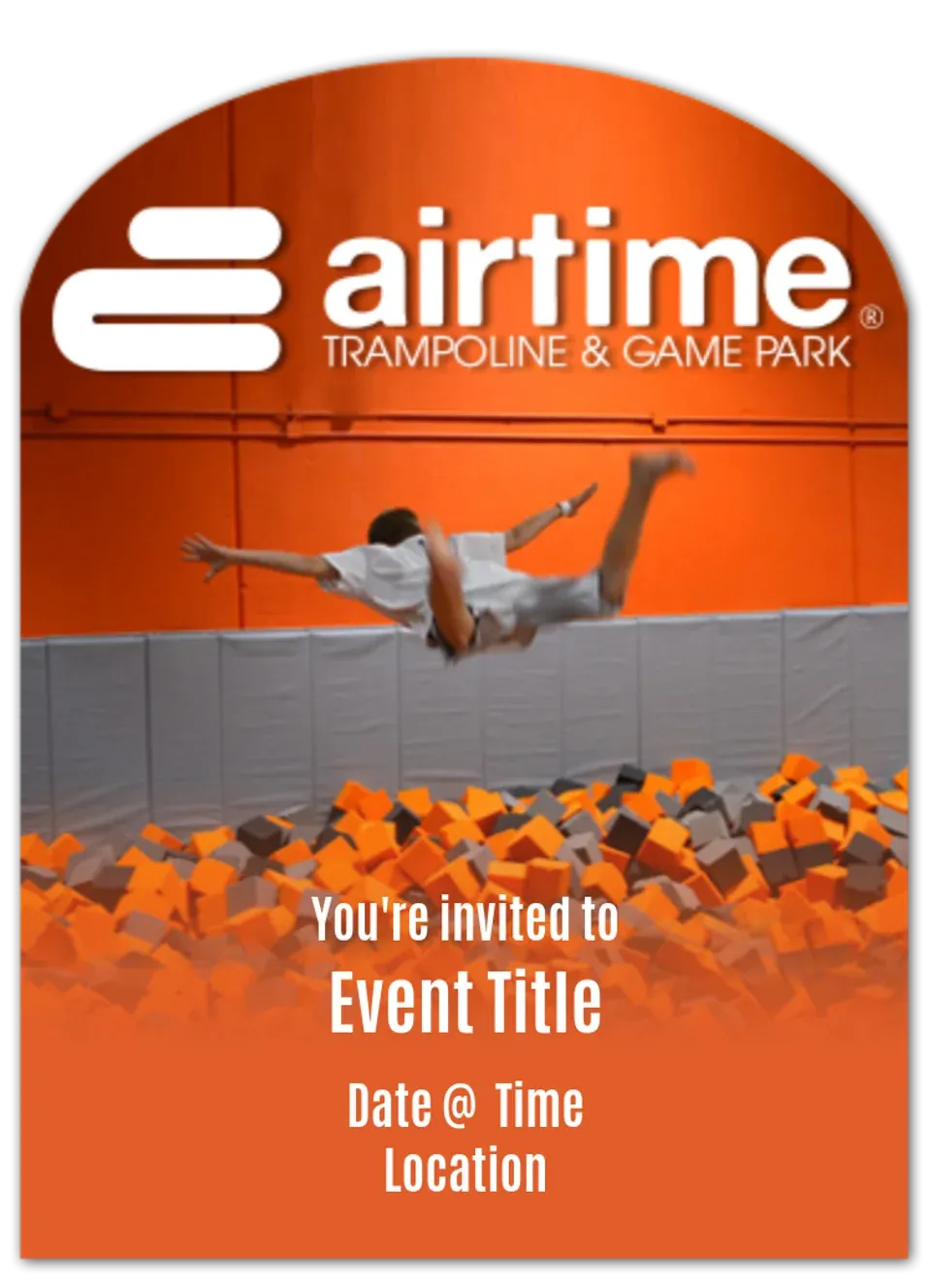 Airtime Trampoline | Adult card