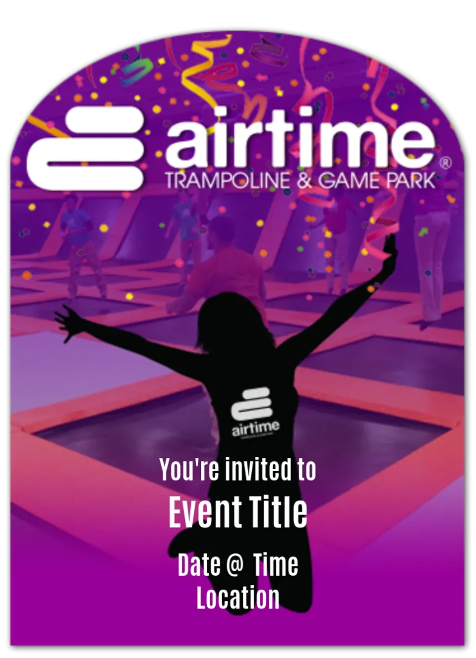 Airtime Trampoline | Girl card