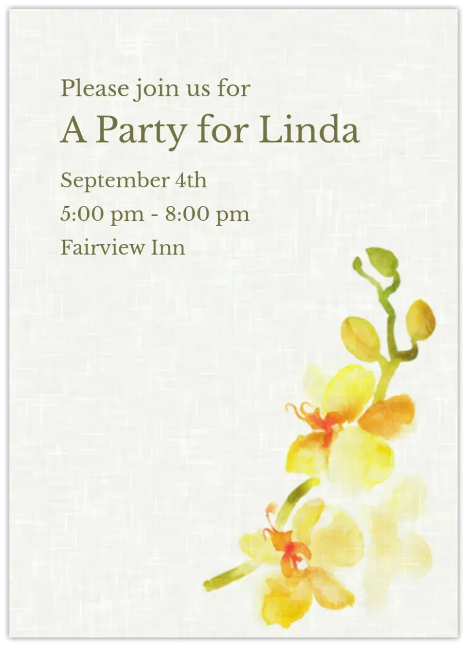 Flower Blossoms card