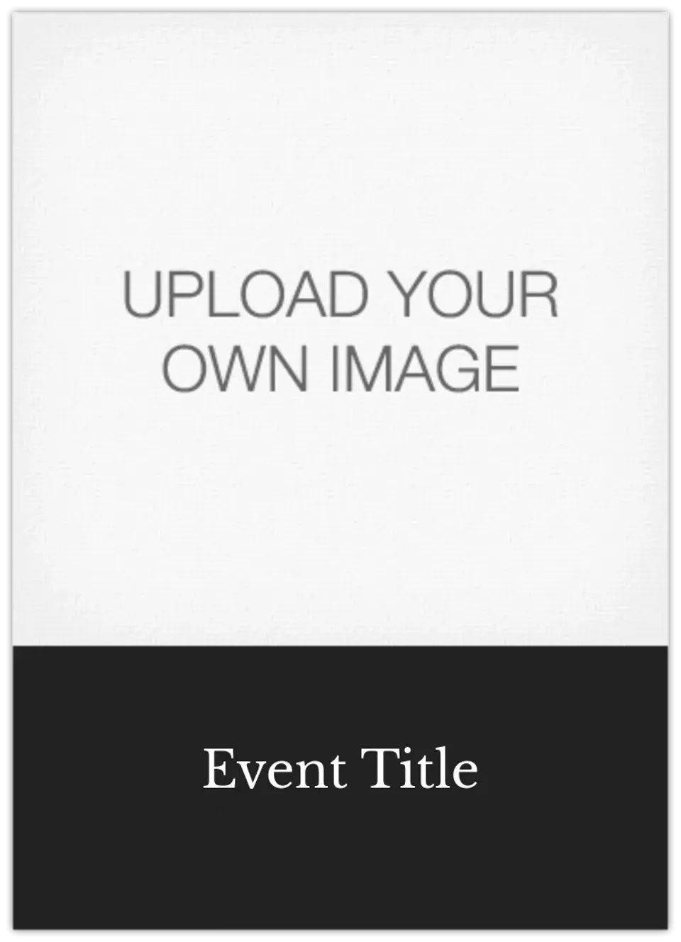 DIY - Black Big Top card