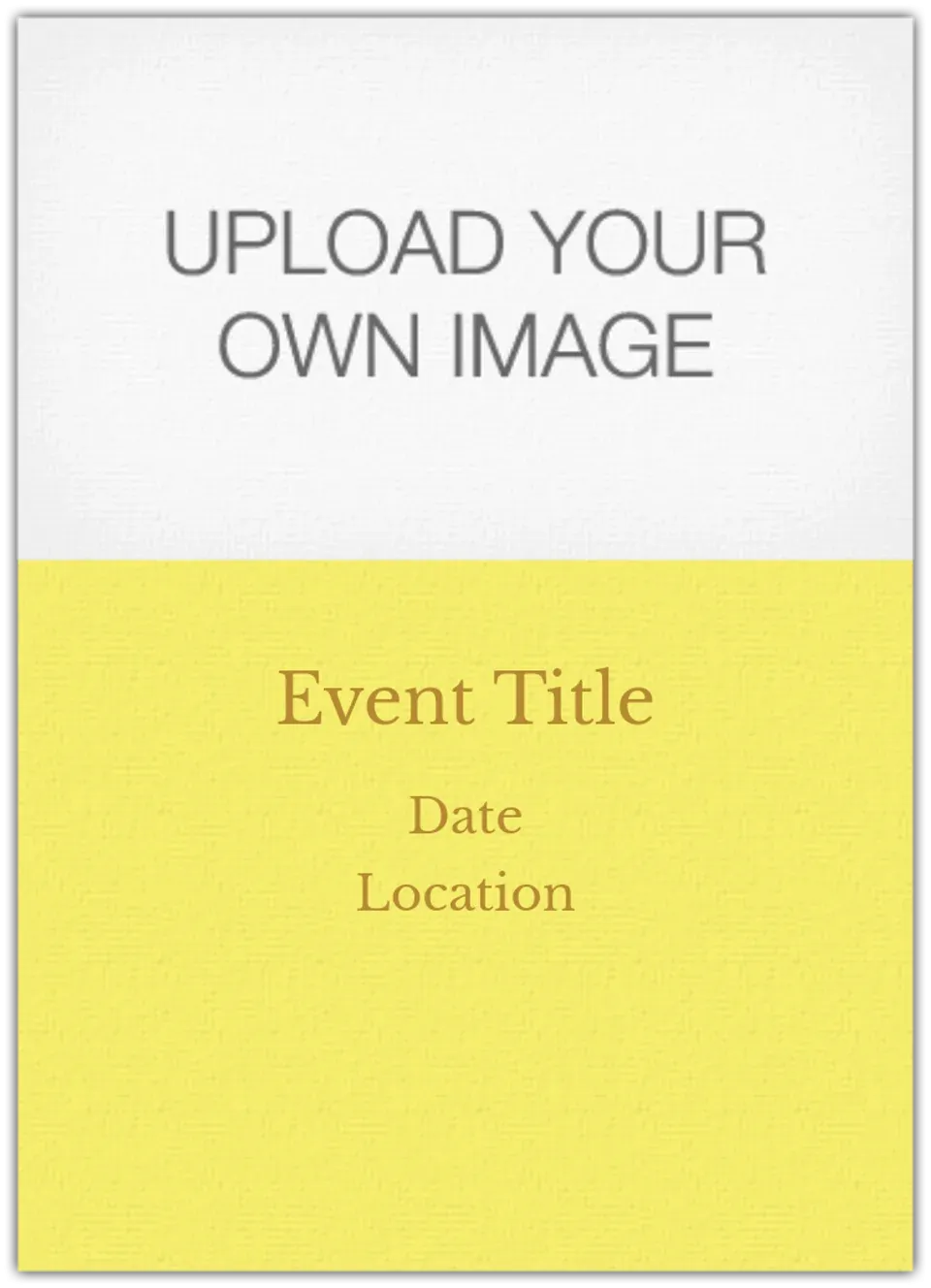 DIY - Yellow Top card