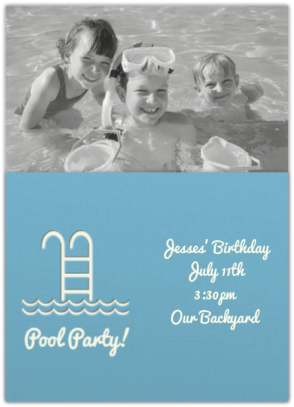 Pool Party card